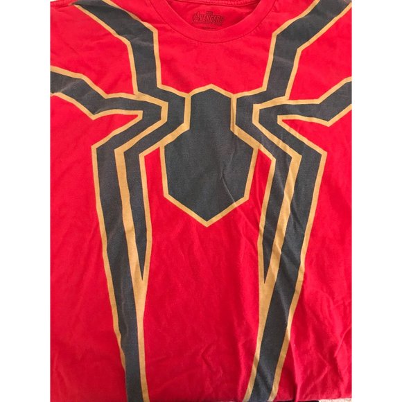 Marvel Avengers Spiderman Mens XL Red Graphic T Shirt *5 - Picture 2 of 6